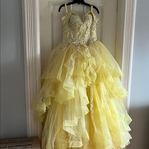 Elegant Yellow Dress